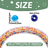 13 strands 13 styles Electroplate Glass Beads Strands EGLA-CD0001-08-3