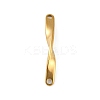 Ion Plating(IP) 202 Stainless Steel Twist Connector Charms STAS-Q336-13B-G-1