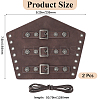 Imitation Leather Cuff Cord Bracelets AJEW-WH20033-034B-2