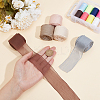 5 Rolls 5 Colors Polyester Ribbon OCOR-PH0002-74-3