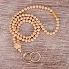 Silicone Beaded ID Card Neck Straps NJEW-SW00025-02-5