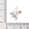 Brass Pave Clear Cubic Zirconia Connector Charms KK-Z061-04P-3