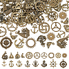 108PCS 18Style Alloy Pendants FIND-FH0008-43-1