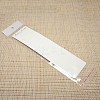 Rectangle Necklace Display Sets Cardboard Paper Cards and Self Adhesive Cellophane Bags LS-X-NDIS-M001-02-1