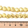 Electroplate Glass Beads Strands EGLA-F166-15G-4