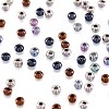 12/0 Grade A Electroplated Glass Seed Beads SEED-CD0001-01-8