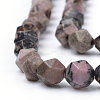 Natural Rhodonite Beads Strands G-S149-30-6mm-2