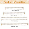 8Pcs 8 Style White Acrylic Round Beads Bag Handles FIND-TA0001-70-1