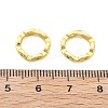 Brass Micro Pave Clear Cubic Zirconia Bead Frame KK-H495-03G-3