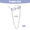 Rhinestone & Alloy Beaded Chains Neck Strap for Eyeglasses AJEW-WH0609-307KCG-2