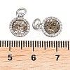 Brass Micro Pave Cubic Zirconia Pendants KK-H538-03P-3