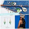 Pot Culture Alloy Enamel Pendant Stitch Markers HJEW-AB00476-4