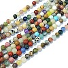 Natural Mixed Gemstone Beads Strands G-F668-08-4mm-2