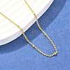 Brass Satellite Chains Necklace for Women LS-NJEW-P265-43G-1