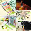 16Pcs 8 Styles Food Grade Silicone Focal Beads SIL-SZ0002-22-5