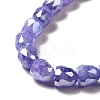 Electroplate Glass Beads Strand GLAA-G088-03D-3