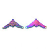 Rack Plating 201 Stainless Steel Chandelier Components Links STAS-N098-211M-1