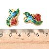 304 Stainless Steel Enamel Pendants STAS-I346-39G-3