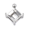 304 Stainless Steel Rhinestone Claw Settings LS-STAS-U042-03B-P-1