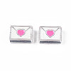 Valentine's Day Transparent Acrylic Beads X-ACRC-S039-11G-2