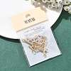 SHEGRACE Brass Micro Pave Clear Cubic Zirconia Pendants XGRQ29951-394G-H-6