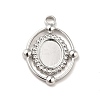 Non-Tarnish 304 Stainless Steel Pendant Cabochon Settings STAS-I197-005P-2