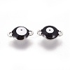 304 Stainless Steel Enamel Links connectors LS-STAS-F206-02P-C05-2