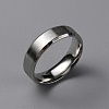 Matte Style 304 Stainless Steel Wide Band Finger Rings for Women Men RJEW-WH0009-14D-P-1