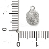 Brass Micro Pave Cubic Zirconia Pendants KK-L229-001P-01-3
