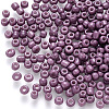 8/0 Baking Paint Glass Round Seed Beads SEED-S036-01B-18-1