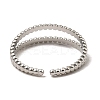 Non-Tarnish 304 Stainless Steel Open Cuff Rings RJEW-Z018-12P-3