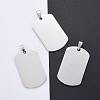 Anti-Tarnish 304 Stainless Steel Pendants STAS-I311-03A-P-2