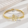 Luxurious Hip-hop Style Snake Bracelet with Zirconia for Women's Date. TX0735-1