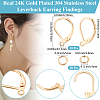30Pcs 304 Stainless Steel Leverback Earring Findings STAS-BBC0009-22-2