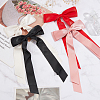 Big Bowknot Polyester Alligator Hair Clips AJEW-CP0008-42A-4
