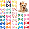 32Pcs 16 Colors Bowknot Polyester Hair Ties for Women Girls PHAR-CN0001-01-1