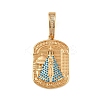 304 Stainless Steel with Rhinestone Pendants STAS-Z171-25G-02-1