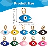 20Pcs 10 Colors Brass Enamel Charms KK-SZ0004-06-2