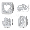 Wedding Frame Carbon Steel Cutting Dies Stencils DIY-DM0001-30-2