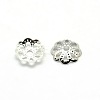 Brass Flower Bead Caps KK-O043-03P-1