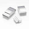 304 Stainless Steel Bayonet Clasps STAS-G143-38P-3