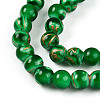 Baking Paint Glass Beads Strands DGLA-N010-8mm-04-3