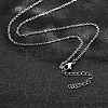 Non-Tarnish 304 Stainless Steel Cable Chain Necklace LS-X-STAS-T040-PJ204-50-1