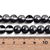 Baking Paint Transparent Glass Beads Strands DGLA-N011-8mm-10-4