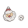Christmas Theme Zinc Alloy Enamel Pin Brooch for Backpack Clothes LS-JEWB-R003-02EB-09-3
