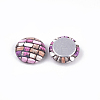 Imitation Leather Cabochons WOVE-S118-19B-2