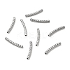 Non-Tarnish Textured 304 Stainless Steel Tube Beads LS-STAS-P319-41P-1