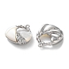 Brass Micro Pave Cubic Zirconia Pendants KK-C079-03P-2