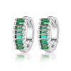 Cubic Zirconia Hoop Earrings DI7487-13-1