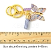 Acrylic & Alloy Enamel Keychain KEYC-FS00026-02-2